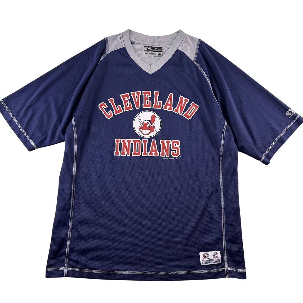 Cleveland Indians Guardians MLB Genuine Merchandise True fan T Shirt Mens Medium